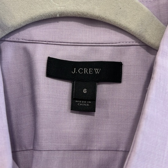 J. Crew Button Down Shirt Womens Lilac Size 6 - Picture 3 of 8